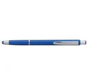Bolígrafo de plástico con accesorios metálicos y touch.